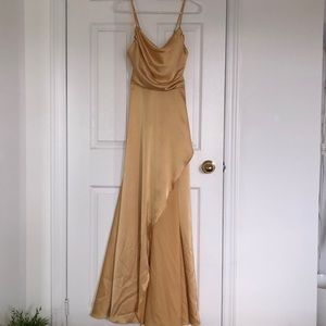 Luxxel Yellow Maxi Dress